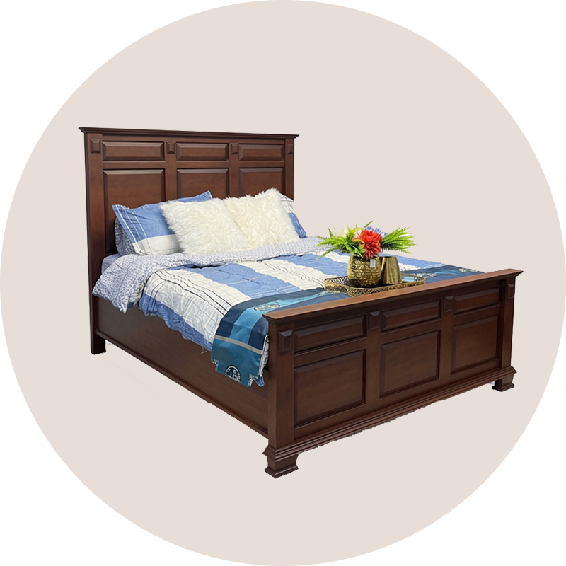 Mahogany Hardwood Beds