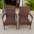 2 Rattan Outdoor Chairs