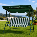 3-Seater Striped Swing Chair
