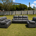 6-Seater Grey Recliner Sof