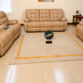 6-seater Brown Leather Recliner Seats