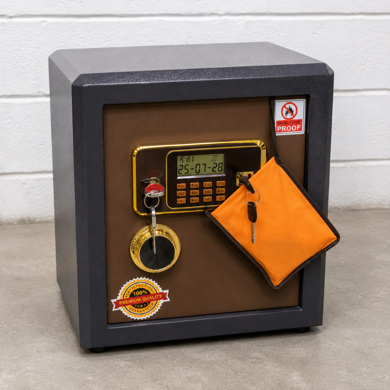 60kg Black Fireproof Safe