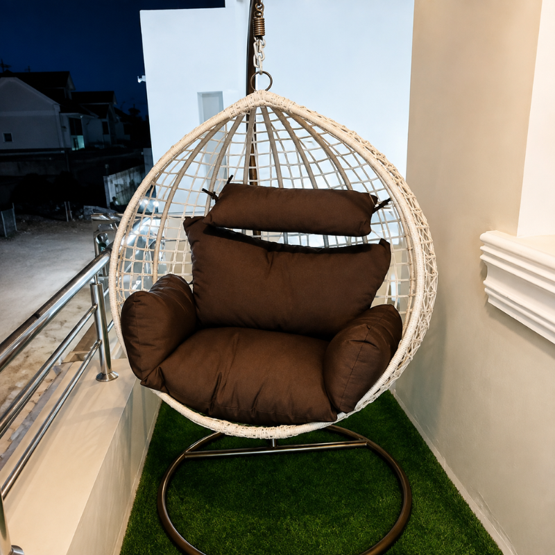 Beige Egg Chair