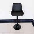 Black Leather Bar Stool