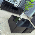 Black Ribbed Coffee Table