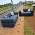 Blue Bubble 5 Seater Sofa