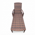 Brown Rattan Sunbed
