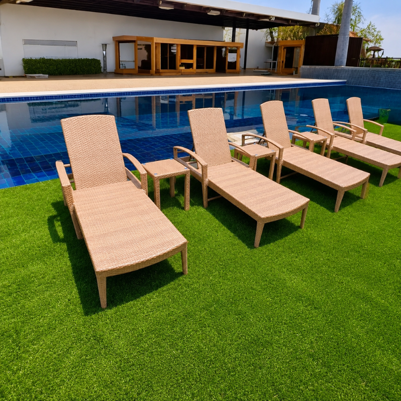 Brown Sunbed