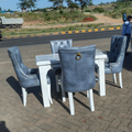 Dining Table Set – White (4 Seater)