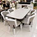 Cream 6-Seater Dining Set