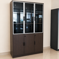 Dark Brown Executive Office Cabinet