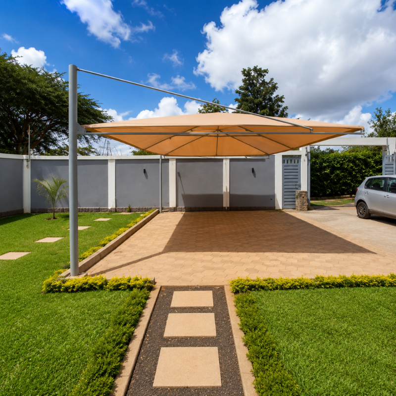 Double Car Parking Shade
