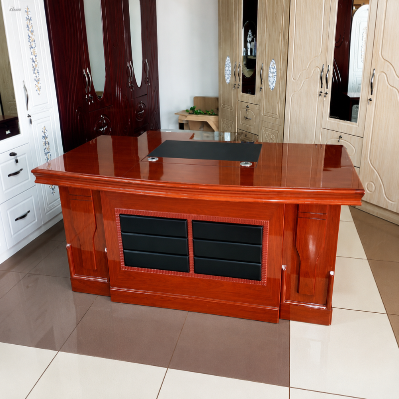 Executive Brown Office Desk
