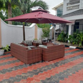 Executive Maroon Garden Umbrella