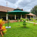 Green Cantilever Garden Umbrella