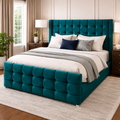 Green Button Chester Bed