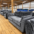 Grey Butterfly 5 Seater Sofa