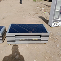 Grey Black Dark Marble-Top Coffee Table