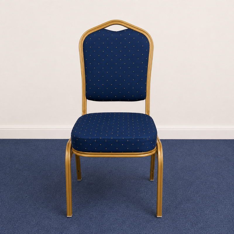 Navy Blue Banquet Chair
