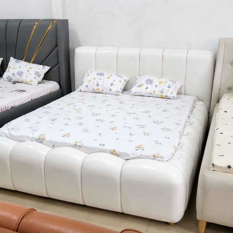 White Bubble Bed